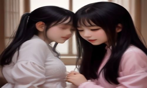 新婚女性与婆婆在厨房并肩包饺子，两人面带笑容，厨房温暖整洁，展现婆媳关系和谐融洽的理想状态